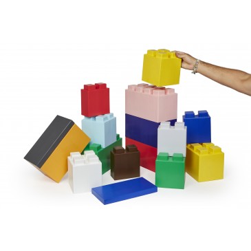 Pack de blocs de couleur (Echantillon de tailles et couleurs)